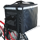PK-140Z: Large backpack with bicycle motorbike straps, big pizza delivery bags, 20" L x 20" W x 20" H