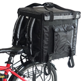 PK-92V: Insulated food delivery bag, premium large commercial food box for motorcycle, 18